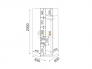 Угловой шкаф Остин модуль 1