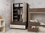 Шкаф двухстворчатый бодего-белый