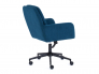 Кресло офисное Garda флок синий