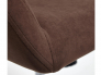 Кресло офисное Modena хром флок коричневый