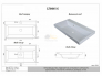 Тумба Леон 80 напольная 2 ящика раковина Слим 80 оникс