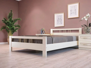 Кровать Вероника-3 1200 Белый античный