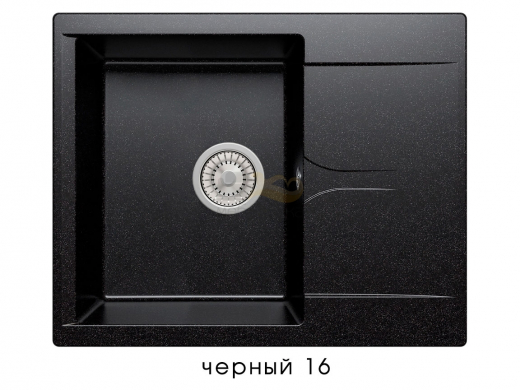 Мойка гранитная Gals-620 Черный 16
