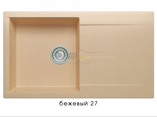 Мойка гранитная Gals-860 Бежевый 27