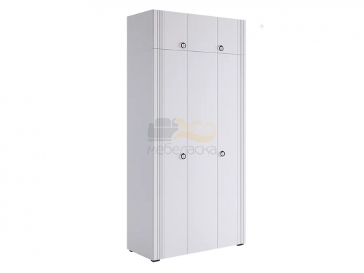 Шкаф трехдверный 105.01 Ева с антресолью