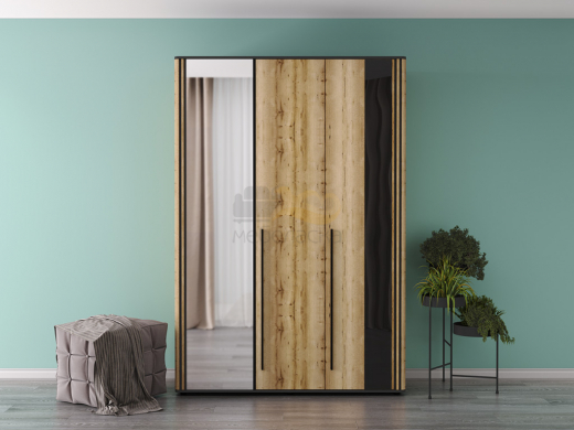 Шкаф 3х створчатый с зеркалом НКМ Аэлита сек. №10