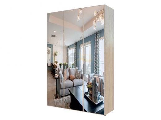 Шкаф Гранд ГШК/2-21-15-111 (двери тип 1) с тремя зеркалами