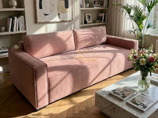 Диван Лофт 1-секция 2000х1500 пудровый