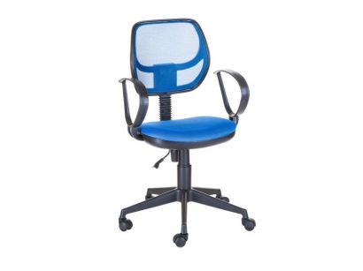 Кресло компьютерное Флеш Рондо голубое