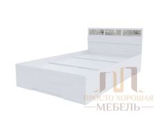 Кровать двойная 1,2х2,0 со стеклами Николь 1